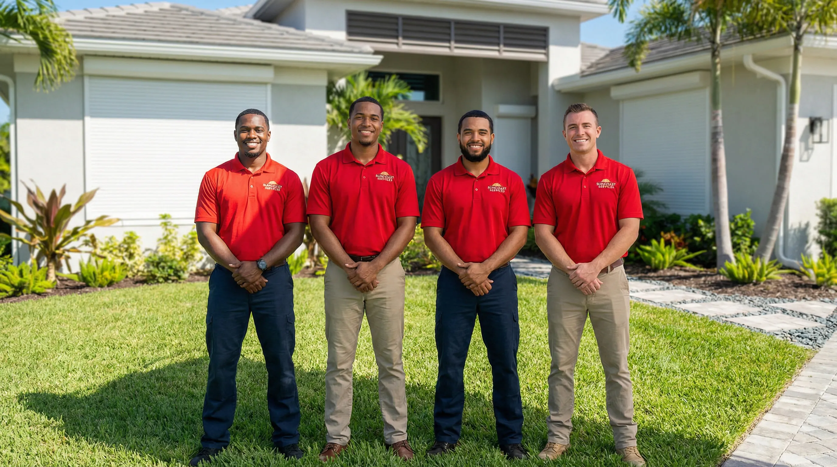 Shade installation team serving Destin FL homes